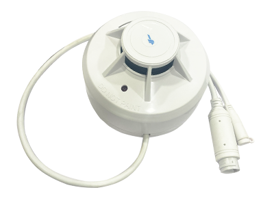 IP POE Enabled Smoke Detector with Modbus TCPIP Support - DC POWER - NON POE RJ45 Smoke Detector